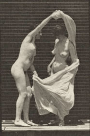 Plate 429 Woman disrobing another — figure reference